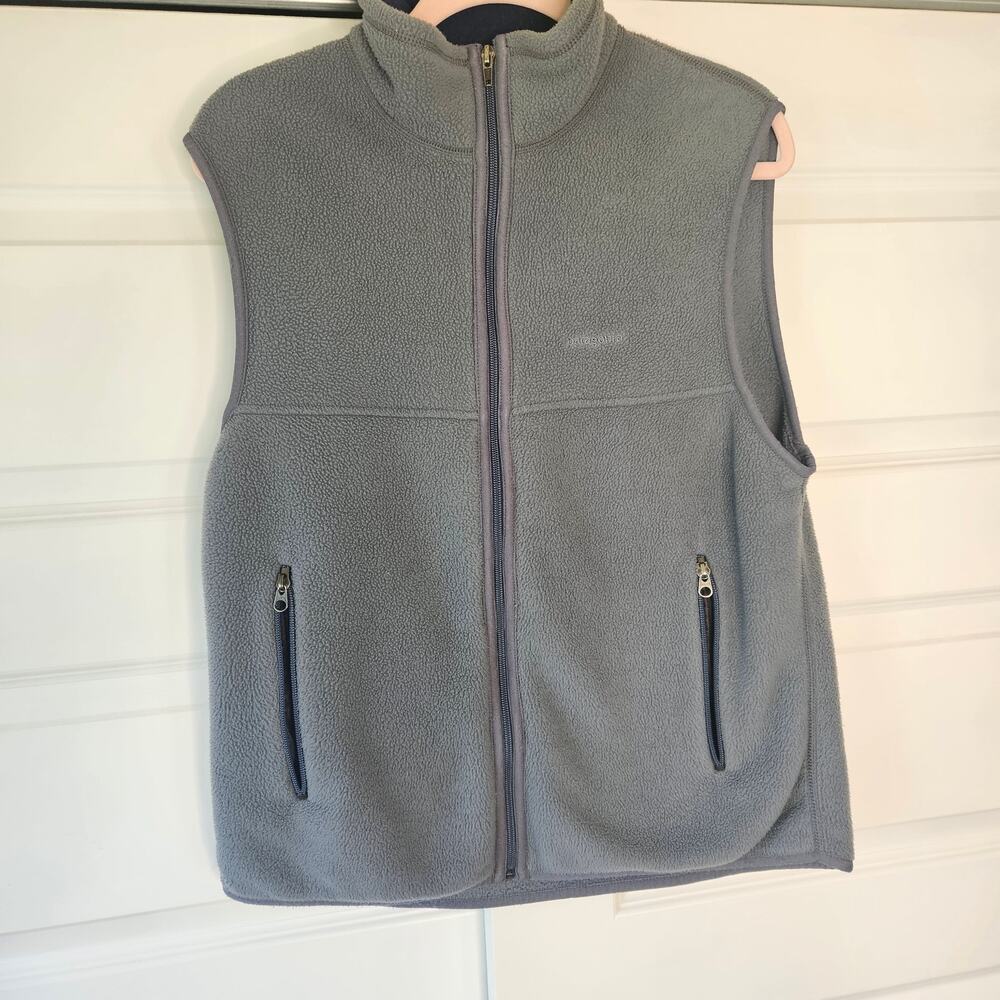 Patagonia Men's Synchilla Fleece Vest Gray Medium Style 25182 Full Zip M